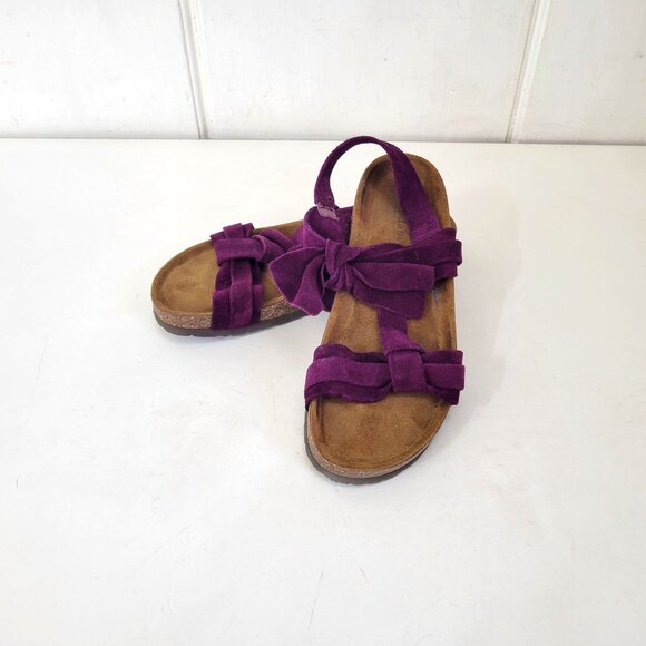 Sundance Shoes - Sundance Tiger Lily Purple Suede Sandals Women's Size 38 US Size 7